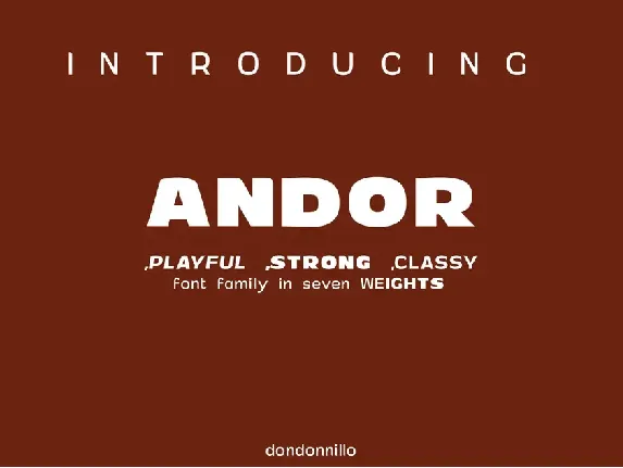 Andor font