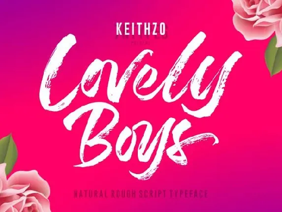 Lovely Boys font