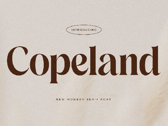 Copeland font