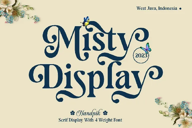 Misty Display font