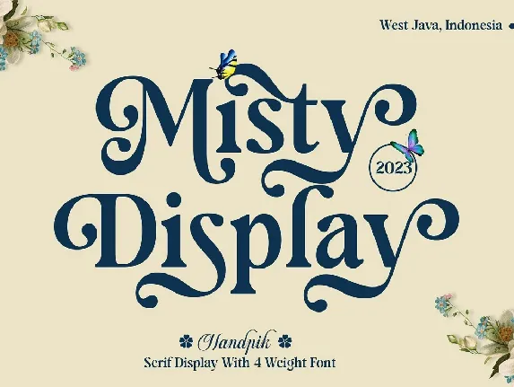 Misty Display font