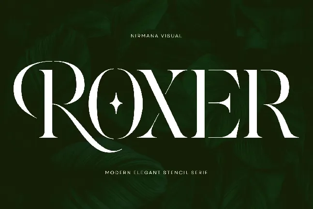 Roxer Stencil - Demo Version font