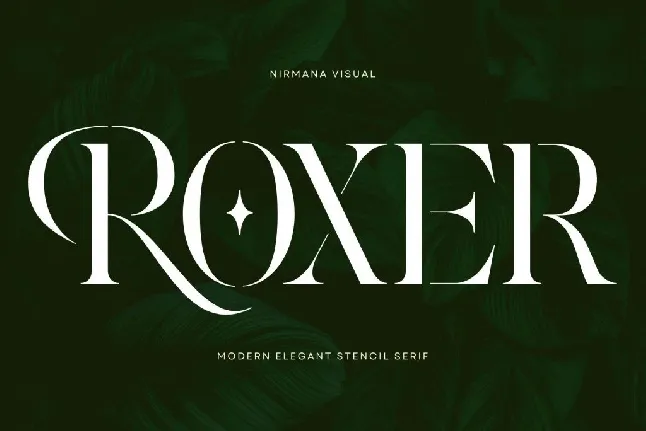 Roxer Stencil - Demo Version font