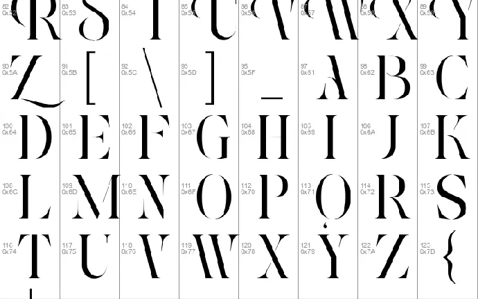 Roxer Stencil - Demo Version font