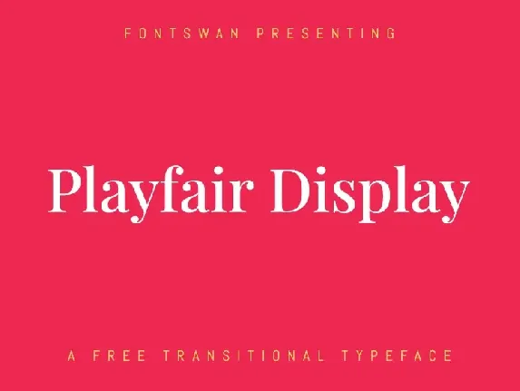 Playfair Display Family font