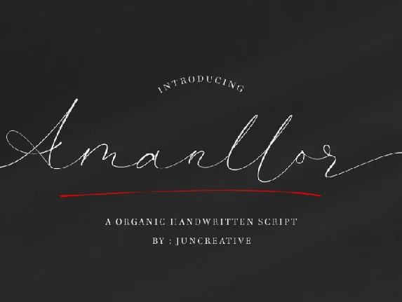 Amanllor font