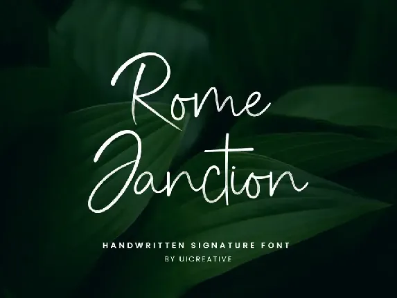 RomeJanction font