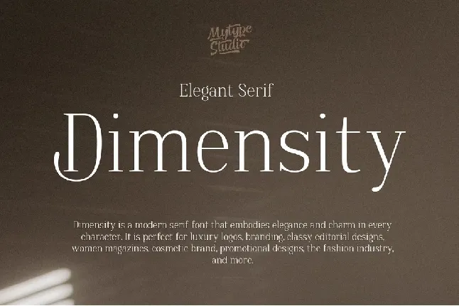 Dimensity font