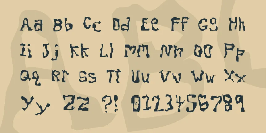 Dissonant font