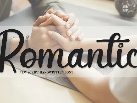 Romantic Script font