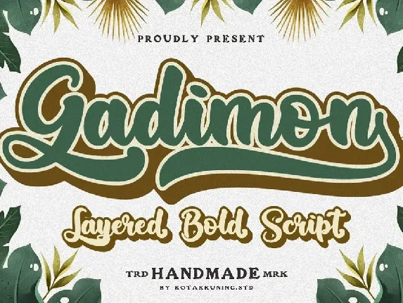 Gadimon Script font