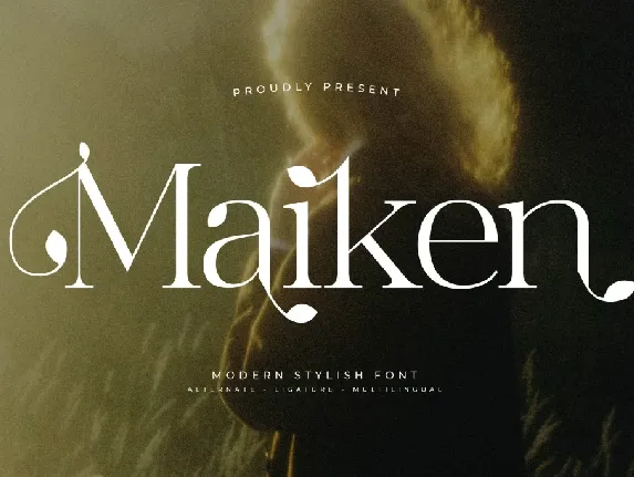 Maiken DEMO VERSION font