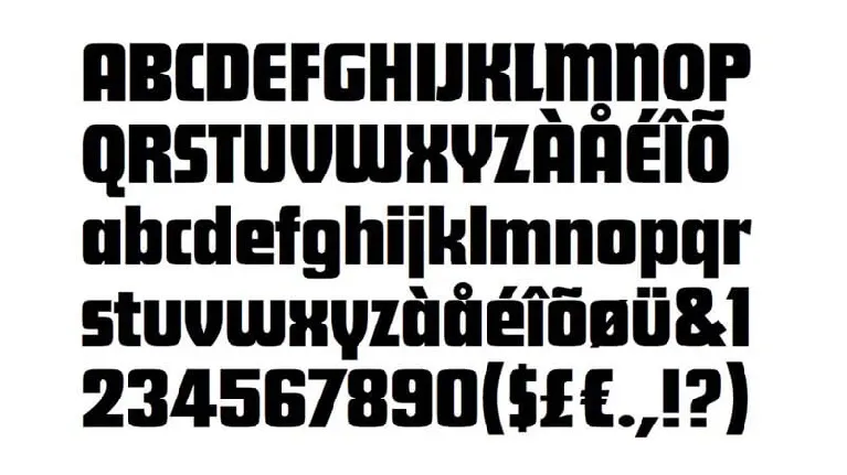 My Hero Academia font