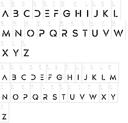 Designer font