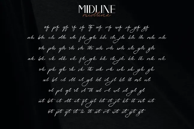 Midline Demo font