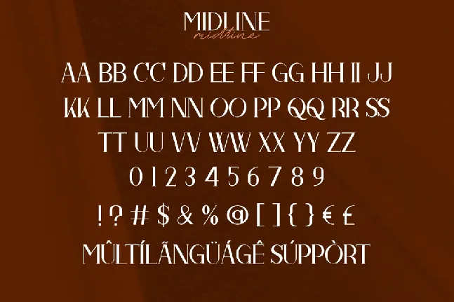 Midline Demo font