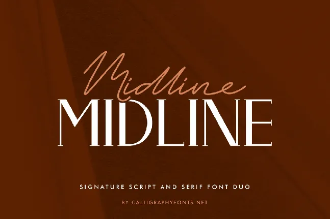 Midline Demo font