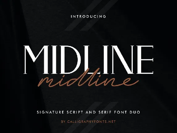 Midline Demo font