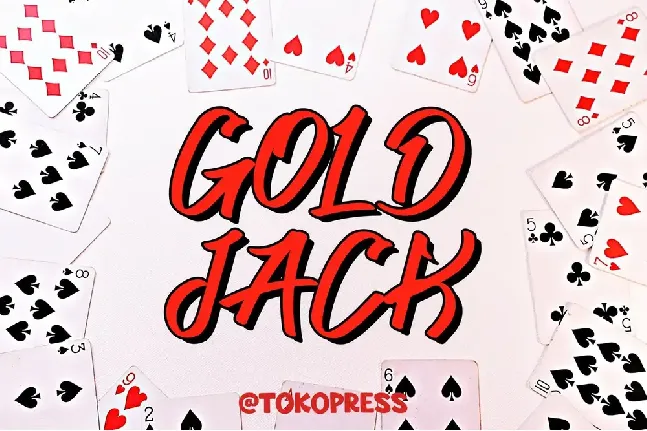 Gold-Jack font