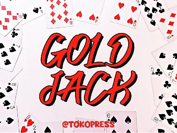 Gold-Jack font