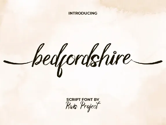 Bedfordshire Demo font