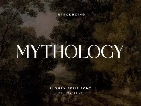 Mythology font