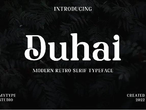 Duhai font