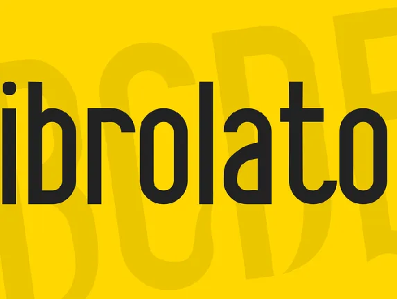 Vibrolator font