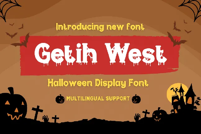 Getih West font