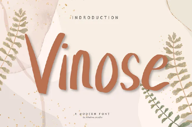 Vinose font