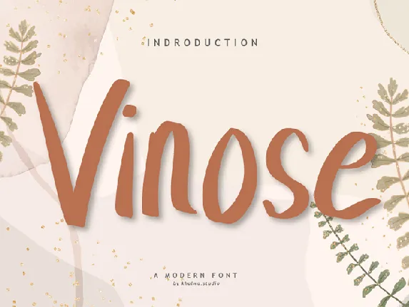 Vinose font