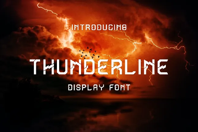 Thunderline font