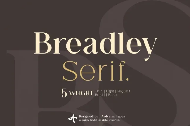 Breadley Serif font