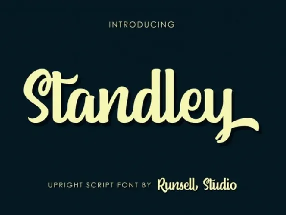 Standley Script font