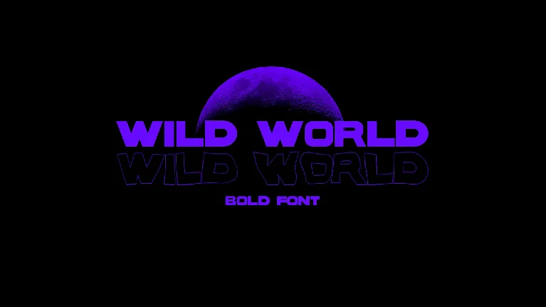 Wild World font