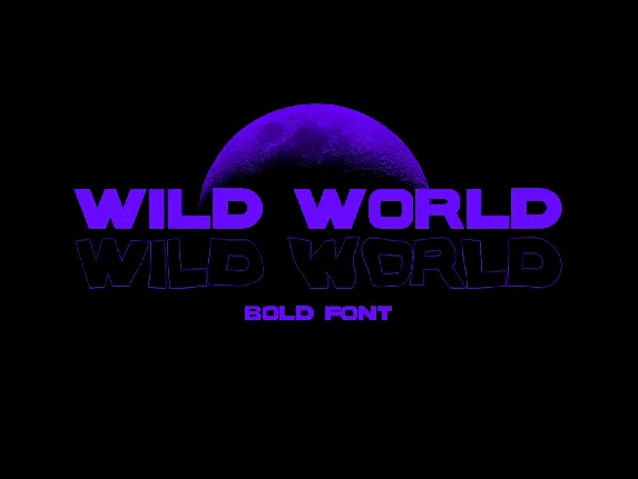 Wild World font