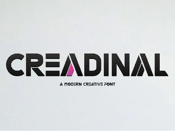 Creadinal font