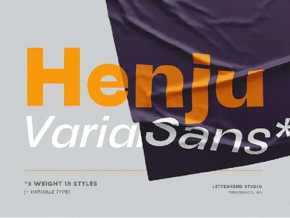 Henju font