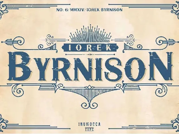 Byrnison font