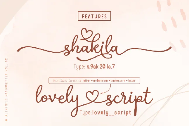 Shakila Script font