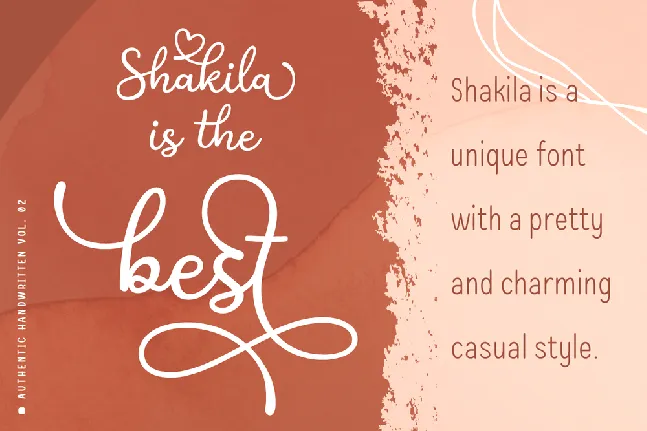 Shakila Script font