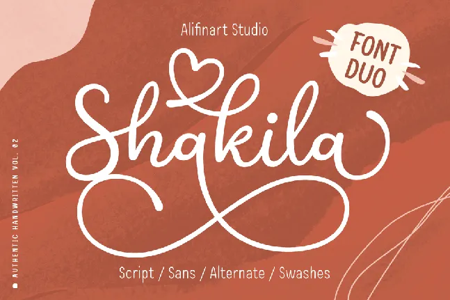 Shakila Script font