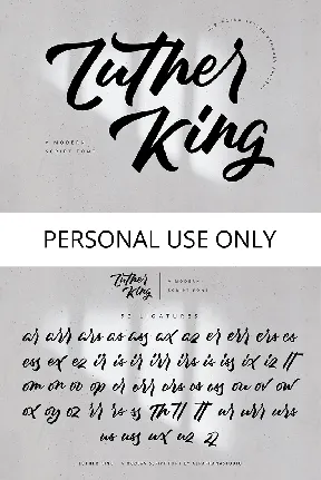 Luther King font