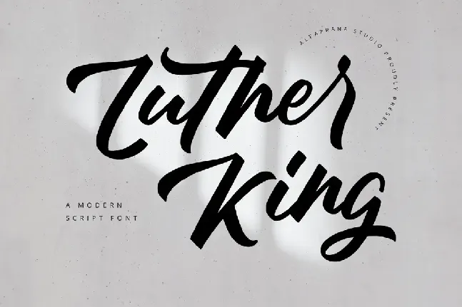 Luther King font