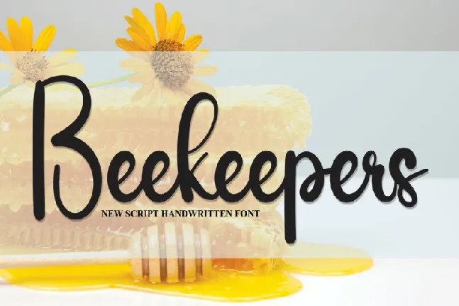 Beekeepers Script font