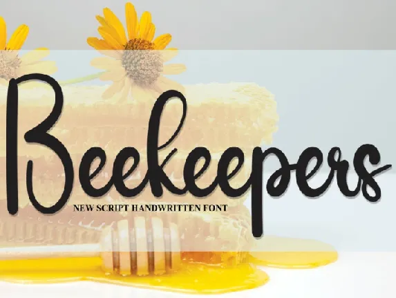 Beekeepers Script font