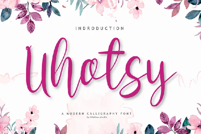 Uhotsy font