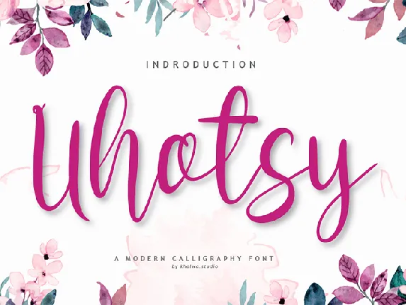 Uhotsy font