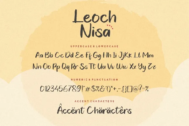 Leoch Nisa font