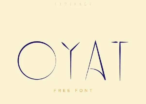 Oyat Display font